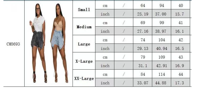 Denim 2PC Skirt