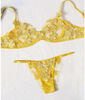 Sexy Lingerie embroidery 2PC suit