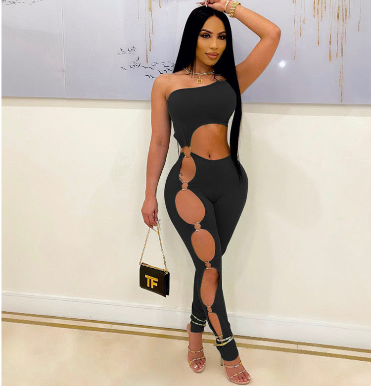 STRAPLESS SEXY JUMPSUIT
