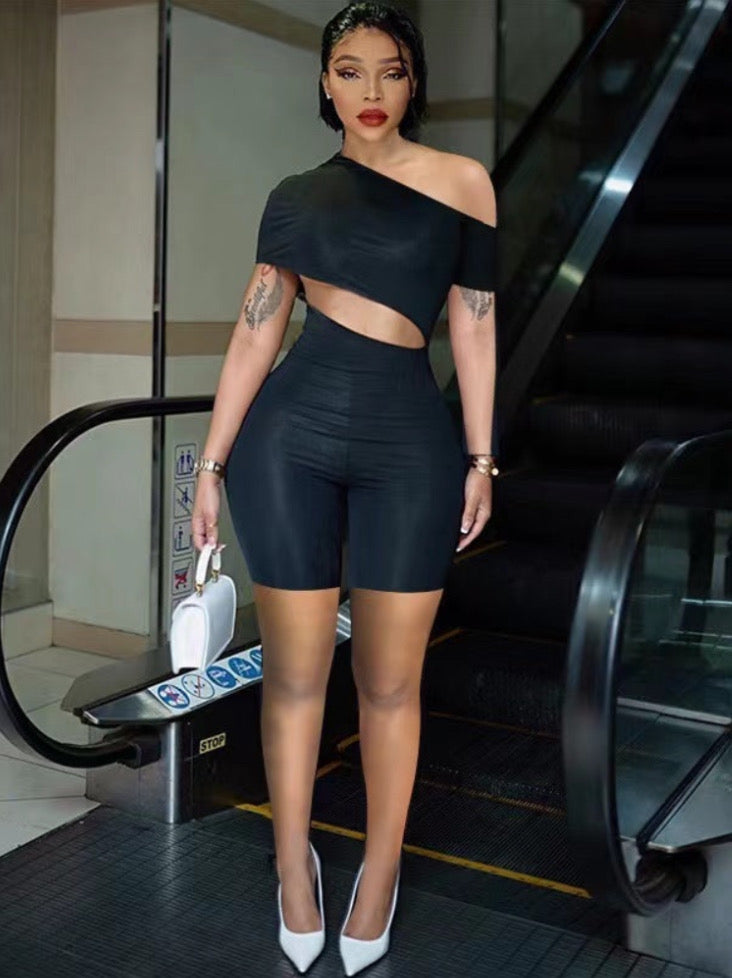 Strapless sexy summer jumpsuit