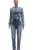 Denim Jean Jacket & Pant 2PC Set