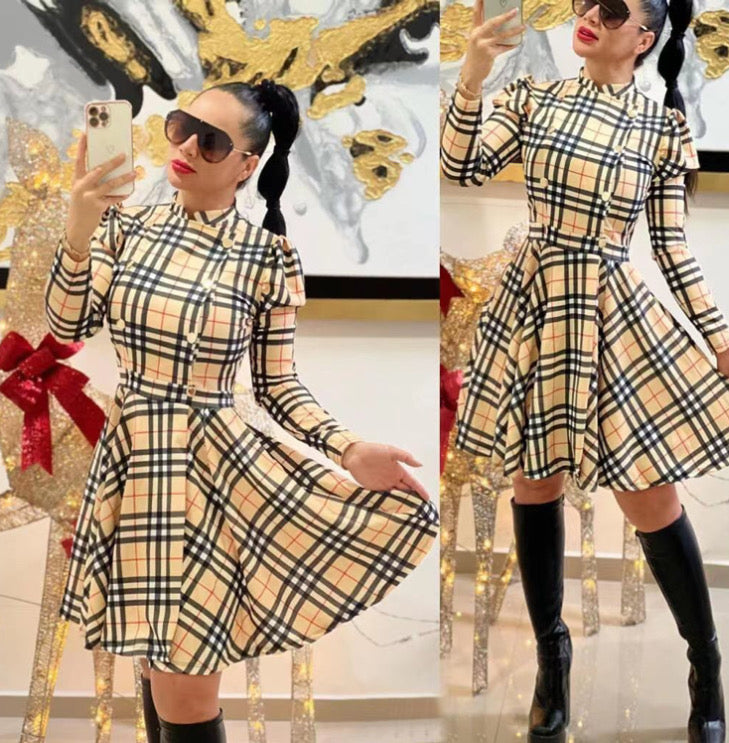 High-end retro Dress