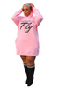 Causal Plus size sweater dress