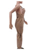 PLUSH LOOSE DRAWSTRING JUMPSUIT