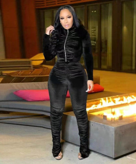 Fashion Velvet 2PC