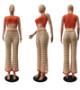 KNITTED OUTDOOR SPORTS AND CASUAL 2PC SET