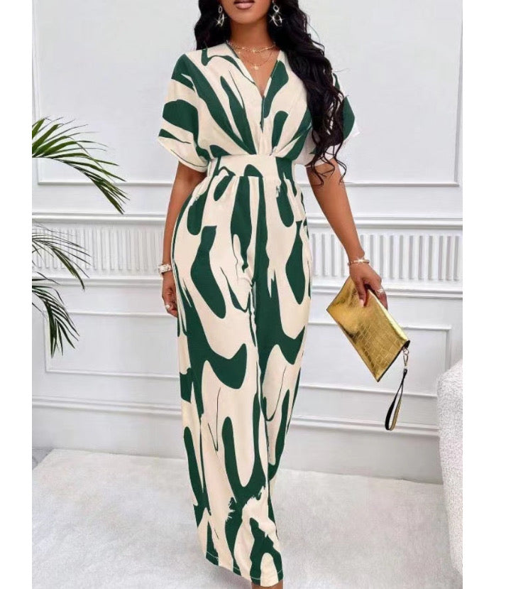Casual Silk Jumpsuit