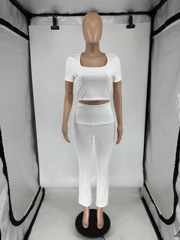 Short sleeve see through 2PC SET