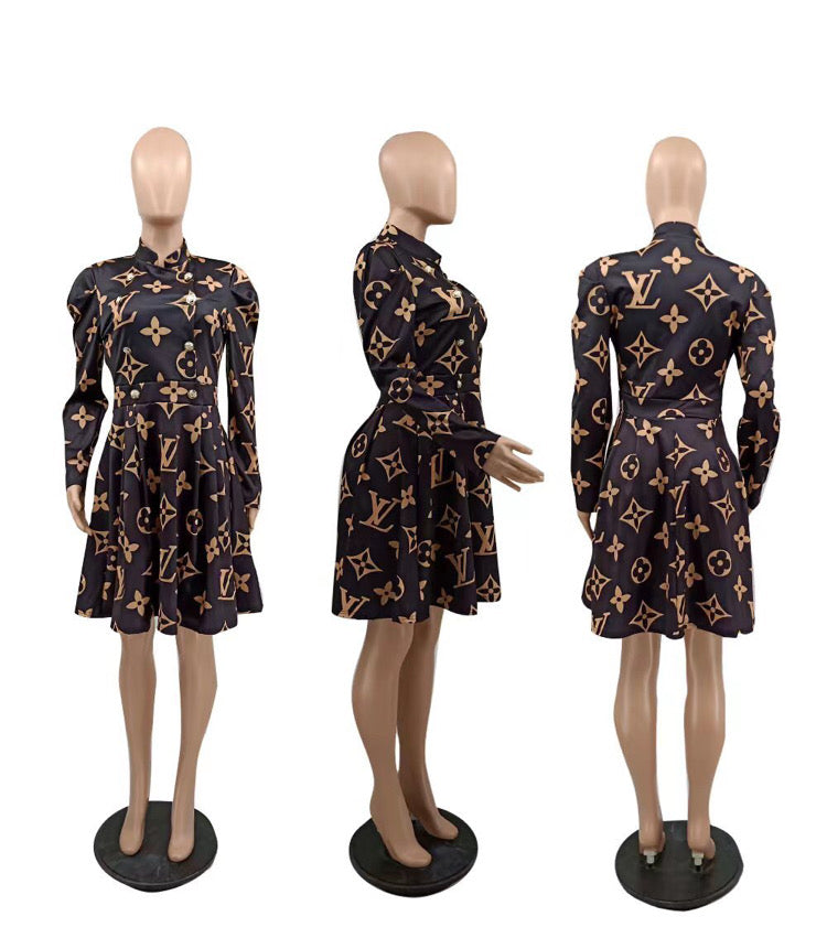 High-end retro Dress