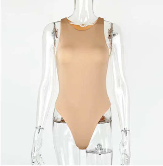 Tight sleeveless Jumpsuit