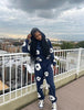 HOODED CLOUD-PRINT CASUAL SPORTS SWEATSHIRT SER