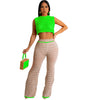 KNITTED OUTDOOR SPORTS AND CASUAL 2PC SET