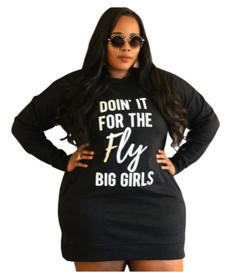 Causal Plus size sweater dress