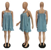 Strap Denim Dress