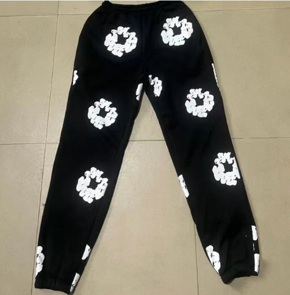 HOODED CLOUD-PRINT CASUAL SPORTS SWEATSHIRT SER