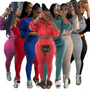 DRAW ROPE, WAIST AND NAVEL, TIGHT 2PC SET