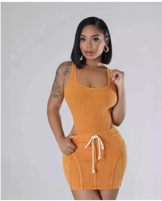 Printed jumpsuit 2PC Set