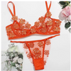 Sexy Lingerie embroidery 2PC suit