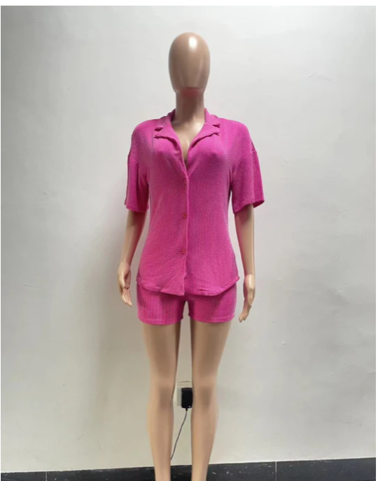 Twisted shirt and shorts 2PC Set