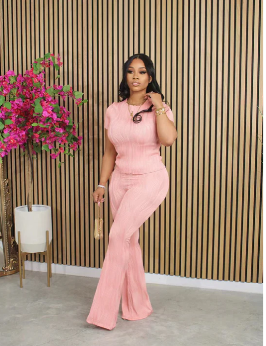 Wave stripe suit 2PC SET