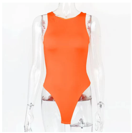 Tight sleeveless Jumpsuit