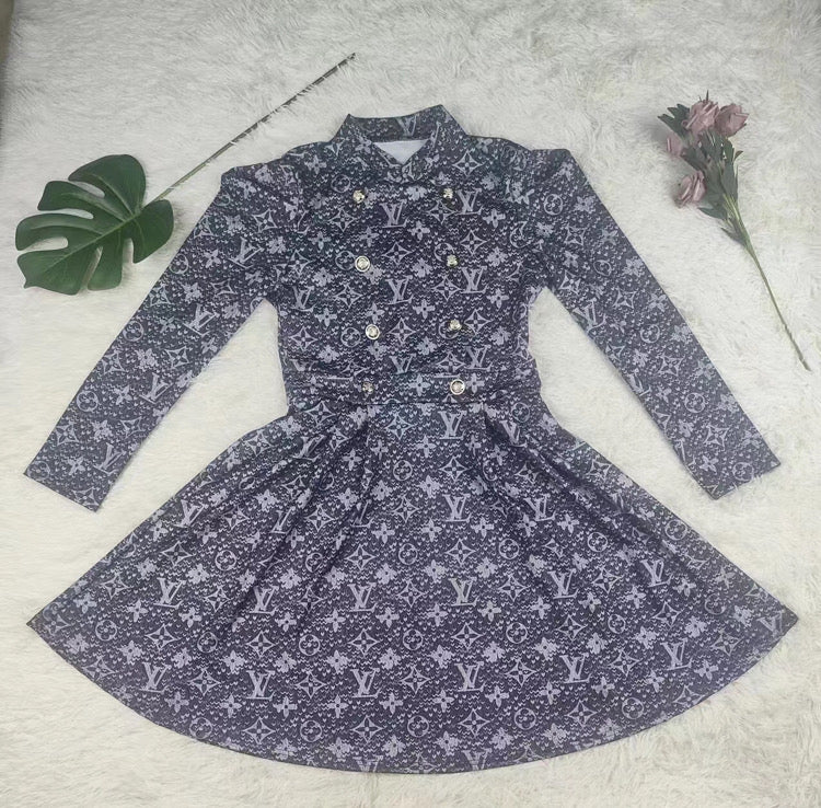High-end retro Dress