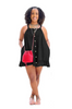 Strap Denim Dress