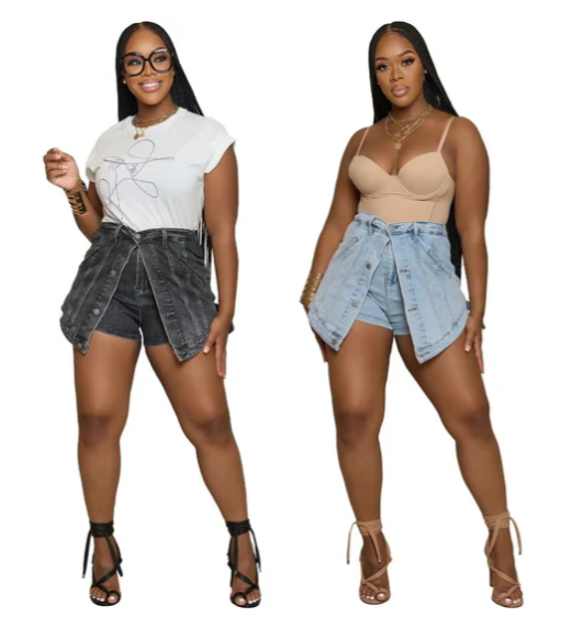 Denim 2PC Skirt