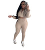 DRAW ROPE, WAIST AND NAVEL, TIGHT 2PC SET