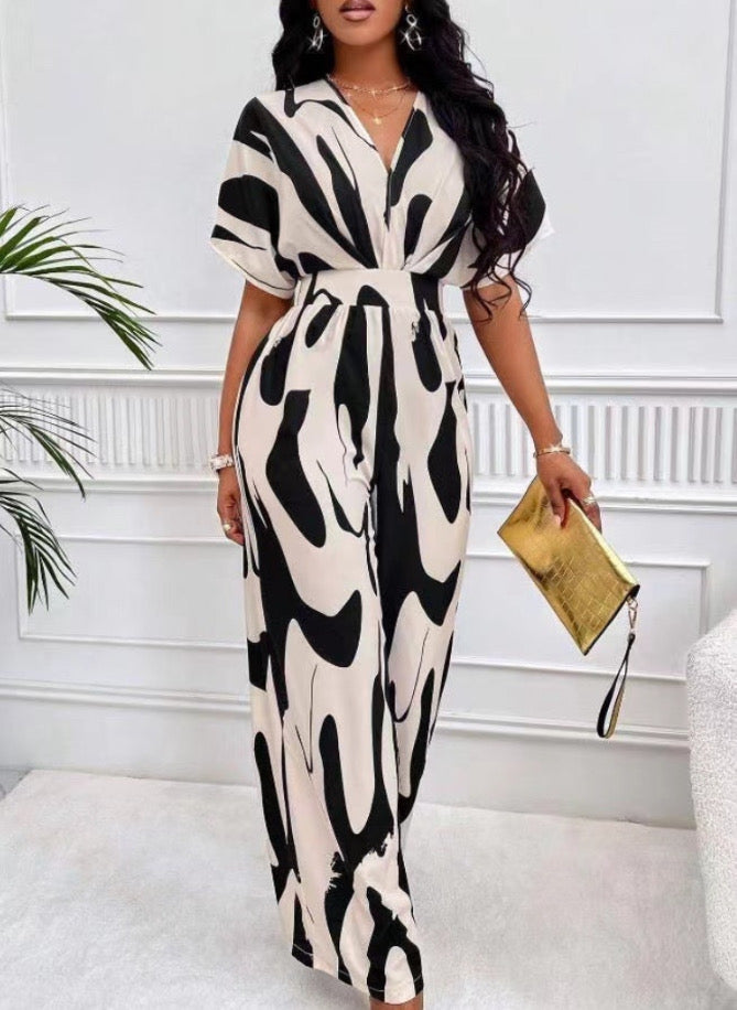 Casual Silk Jumpsuit