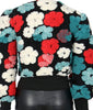 Three- Dimensional Floral Cardigan Short Coat