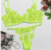 Sexy Lingerie embroidery 2PC suit