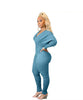 SLIM FIT SEXY SOLID JUMPSUIT