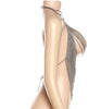 METAL CHAIN HALTER NECK OPEN BACK SEXY CUTOUT SMALL VEST