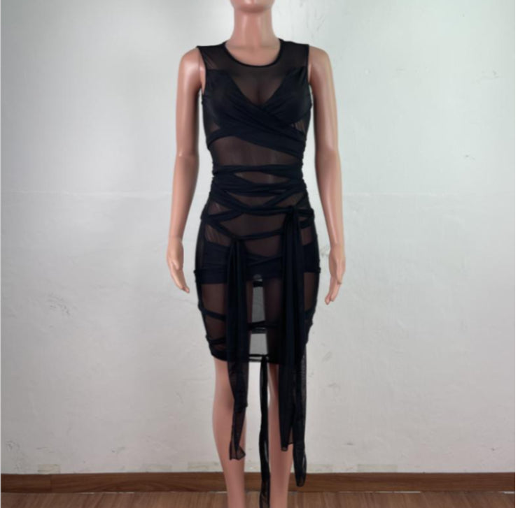 Sexy Mesh Lace Dress