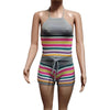 Knitted Backless Halter Top & Bottom 2PC Set