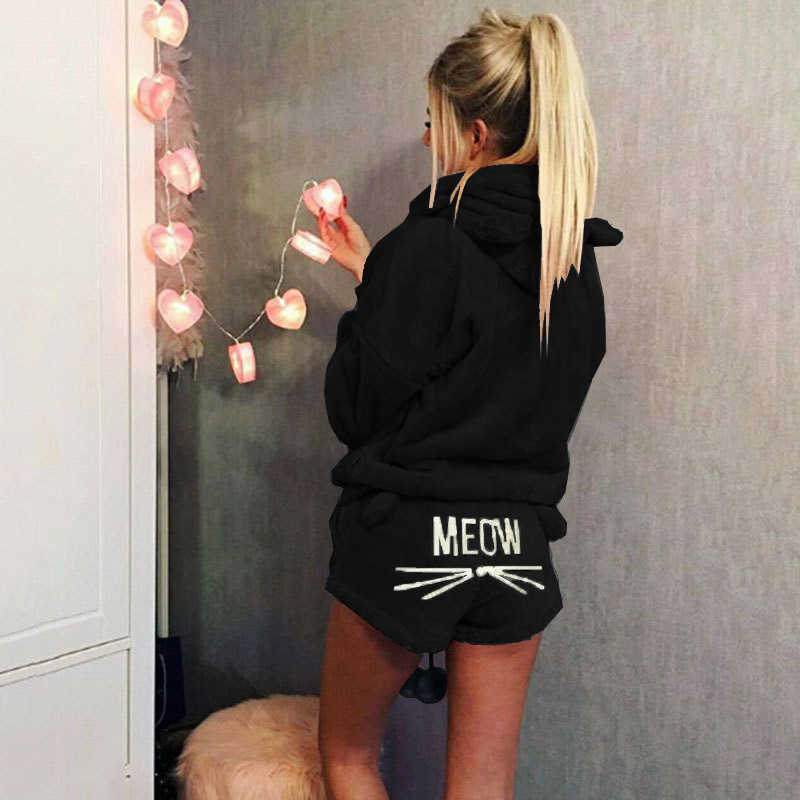 Wholesale women's autumn and winter plus size pajama set 2pcs