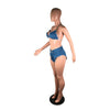 Bikini Tassel Tether Denim 2PC Suit