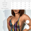 Abstract Printing Oblique Shoulder Jumpsuit