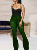 Slim Cut Flower Ripped Trouser Clothing Bootcut