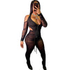 Strapless Mesh Two-Piece Set