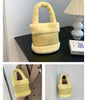 Lamb hair splicing portable water bucket fur bag