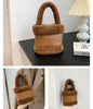 Lamb hair splicing portable water bucket fur bag