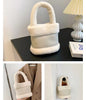 Lamb hair splicing portable water bucket fur bag