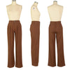 Linen Cotton Breathable Straight Casual Trousers