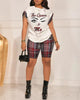 Casual Design Pin Digital Printing Suit