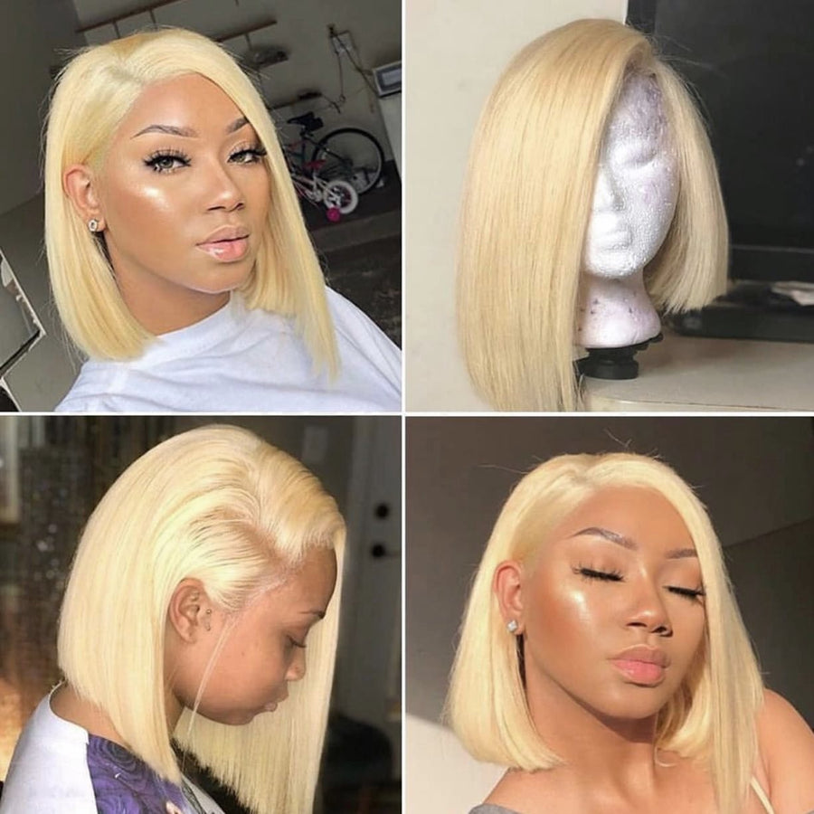 #613-13*4 blonde Wig (150% Density)