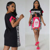 Fashion Printed Cute Cartoon Dress