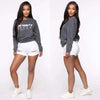 High Waist Elastic Ripped Jeans