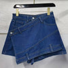 A- line High Waist Irregular Denim Skirt Shorts